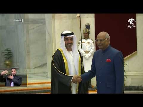 حامد بن زايد يلتقي رئيس الوزراء الهندي في نيودلهي