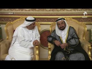 حاكم الشارقة يواصل استقبال المهنئين بالشهر الفضيل بقصر البديع العامر