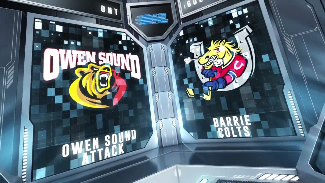 OHL Owen Sound Attack 2 at Barrie Colts 9