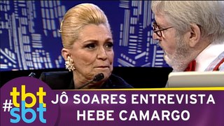 Jô Soares entrevista Hebe Camargo no Jô Soares Onze e Meia | tbtSBT (30/08/2018)