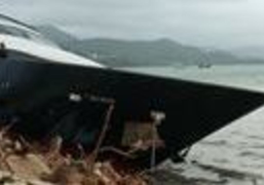 Luxury Yachts and Other Boats Washed Ashore by Powerful Typhoon Mangkhut