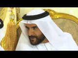 نهيان بن مبارك يقدم واجب العزاء لأسرة شهيد الوطن خليفة الخاطري