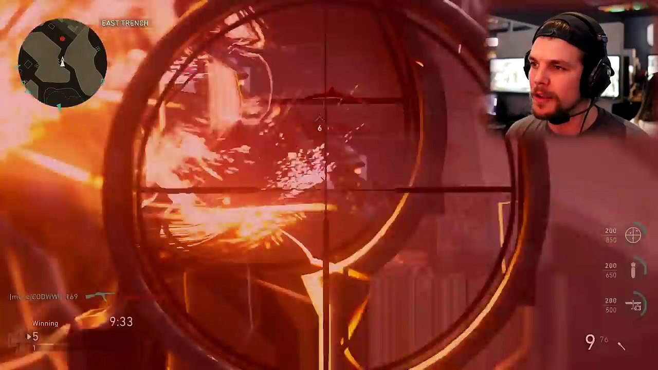 CoD  WW2 - SNIPER SEMI-AUTO  KARABIN  GAMEPLAY BETA (Call of Duty  World War 2) (2)