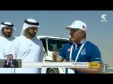 محمد بن راشد يشهد جانباً من طواف دبي العالمي للدراجات الهوائية .