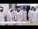 حمدان بن زايد يزور محمد حبروش السويدي وسيف بدر القبيسي في أبوظبي