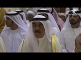 سعود المعلا يؤدي صلاة عيد الفطر في مسجد الشيخ زايد بأم القيوين