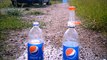 slow motion top 20 part 1.the pepsi gyser. which goes higher the one with the power gyser or the one without ?
