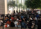 Crowds Wait in Line as New iPhone Goes on Sale in Singapore