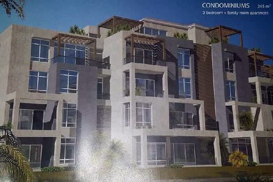 دوبلكس بروف مساحة 245 متر فى كومبوند فيليدج جاردنز قطامية القاهرة الجديدة