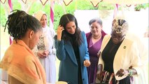 Meghan shows off cooking skills to mum Doria and Prince Harry at cookbook launch