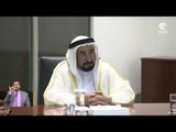 سلطان القاسمي يستقبل لجنة تقييم المدارس الخاصة بالشارقة