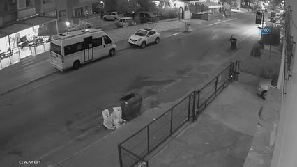 Bisiklet Hırsızı Uykuda Yakalandı... Hırsızlık Anı Kamerada