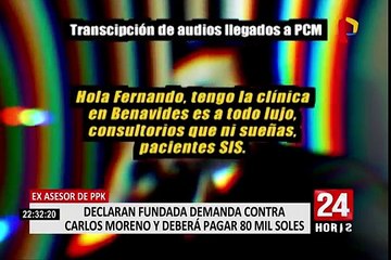 PJ declaró fundada demanda de hospital Loayza contra exasesor presidencial