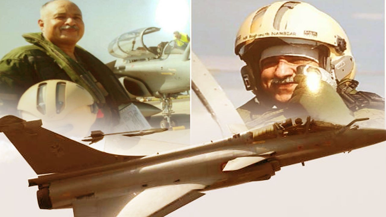 Rafael पर विवाद के बीच IAF Raghunath Nambiar ने France में उड़ाया पहला Rafael Jet | वनइंडिया हिंदी