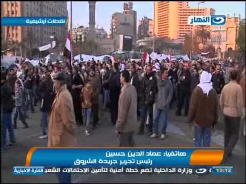 #أخبار_النهار : مكالمة مع عماد الدين حسين رئيس تحرير جريدة الشروق