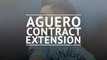 Sergio Aguero extends contract at Man City