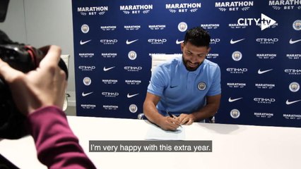 'Breaking records is always beautiful' - Aguero signs City extension