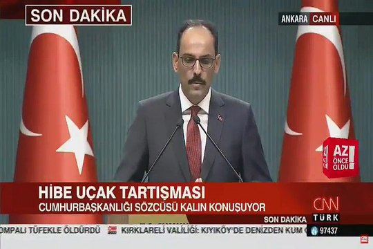 İbrahim Kalın: Katar uçağıyla ilgili devlet bütçesinden 1 TL çıkmış değil
