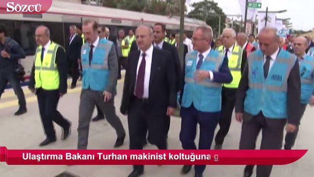 Ulaştırma Bakanı yeni hattı test etti!