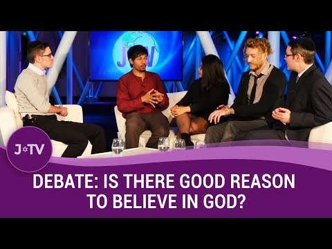 Rabbi vs 3 Atheists Debate - Is There Good Reason to Believe in God? | J-TV
