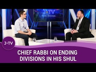 Chief Rabbi - How did you end divisions in the Shul you took over? (2) | J-TV