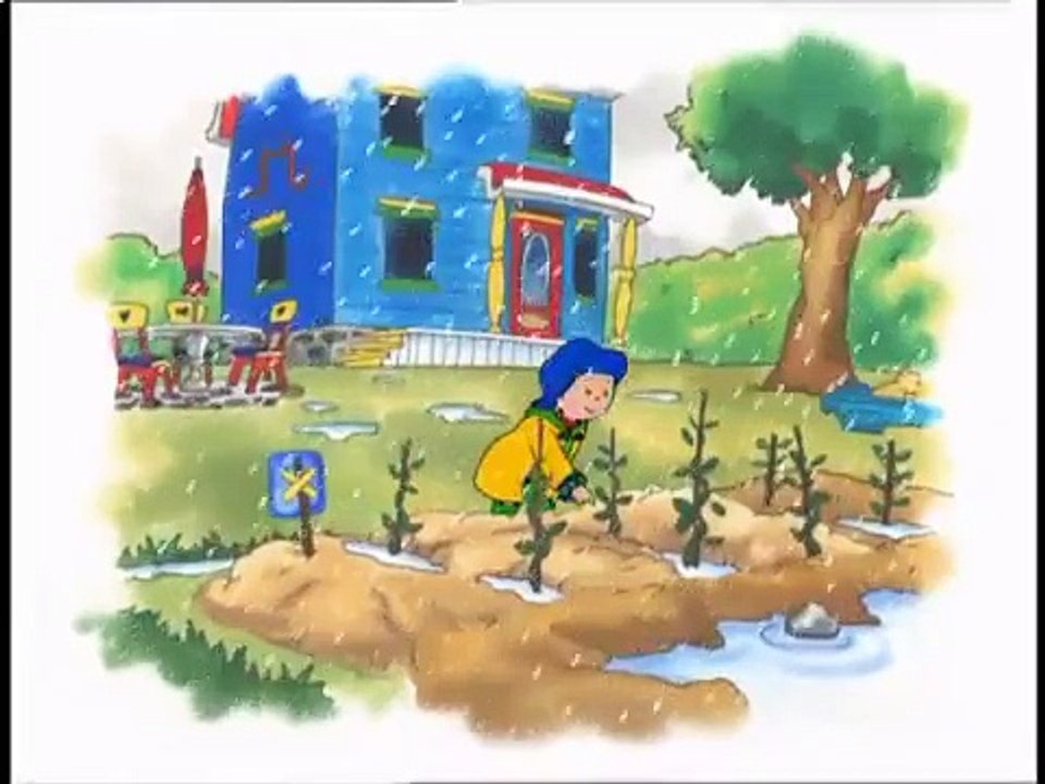 Caillou Folge 116 Spaß im Regen, Caillou und Clémentine streiten