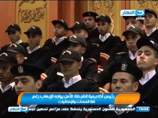 #اخبار_النهار: رئيس اكاديمية الشرطة: الامن يواجة الارهاب رغم قلة الامكانيات ‪Akhbar_AlNahar#