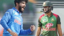 India VS Bangladesh Asia Cup 2018: Ravindra Jadeja removes Shakib Al Hasan for 17 | वनइंडिया हिंदी