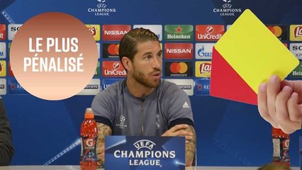Sergio Ramos est le plus sanctionné de la Ligue des champions