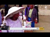 الهلال الأحمر الإماراتي يوزع 1180 سلة غذائية بمديرية الصلو في تعز