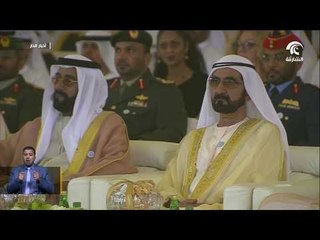 محمد بن راشد يشهد حفل تخريج الدفعة 37 من طلبة جامعة الامارات