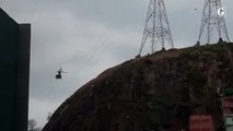 Polícia Militar usa helicóptero durante operação em Jesus de Nazareth