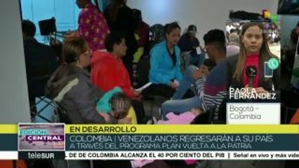 Colombia:más venezolanos serán repatriados con Plan Vuelta a la Patria