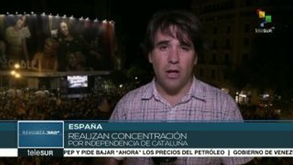 Gran manifestación en Barcelona por la independencia catalana