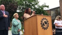 Ken Lucianin at Passaic's 9/11 ceremony held at City Hall