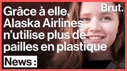 Plus de pailles en plastique dans chez Alaska Airlines grâce à une ado