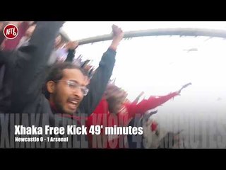 Arsenal Fans Celebrate From The Newcastle Heavens! | Stadium Cam