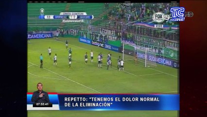 LDU metalizado en su partido contra Barcelona tras su eliminación de la Sudamericana