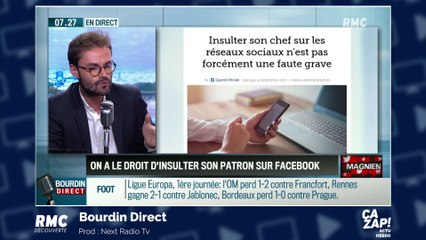 Vous avez le droit d'insulter votre patron... sur Facebook !