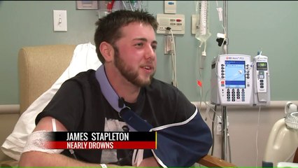 Man Says Koozie Saved Him from Drowning