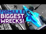 Biggest Crashes In Formula E History! | ABB FIA Formula E Championship