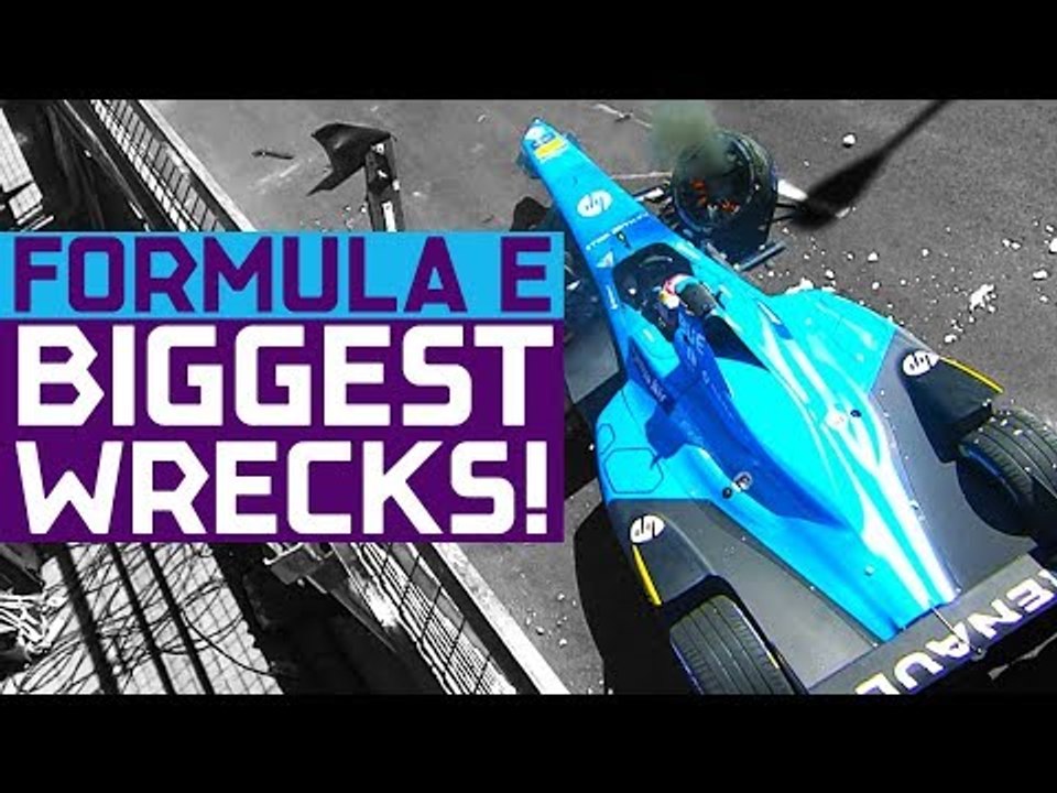 Biggest Crashes In Formula E History! | ABB FIA Formula E Championship