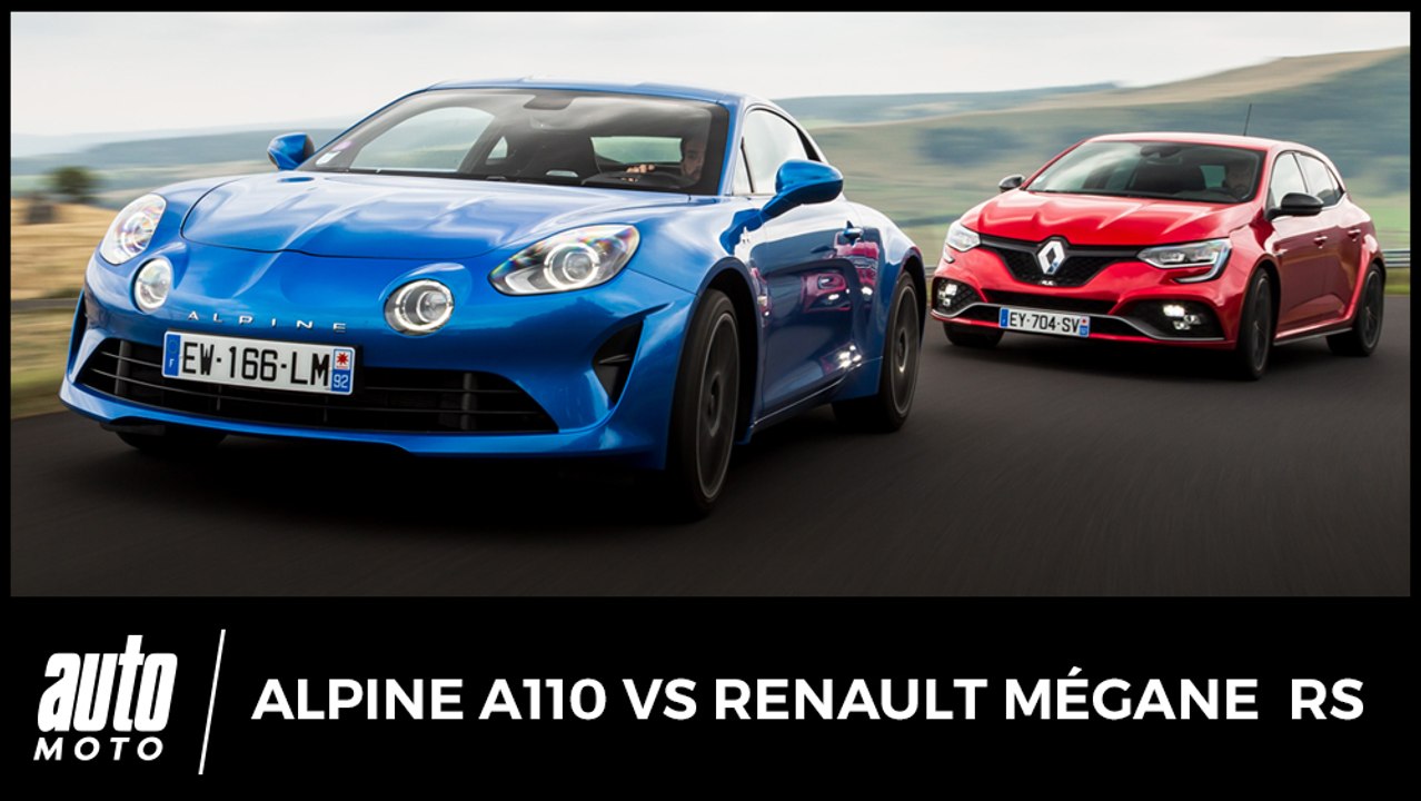Alpine A110 vs Renault Mégane RS - COMPARATIF : roulez jeunesse