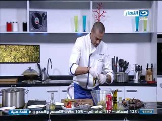 برنامج لقمة هنية | طريقة عمل ديك رومى مع الرز بالخلطة - فراخ على طريقة الديك الرومي - سلطة باذنجان