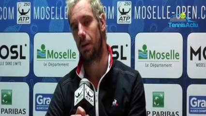 ATP - Metz 2018 - Richard Gasquet : "Une série de 8 contre Gilles Simon, c'était une anomalie !"