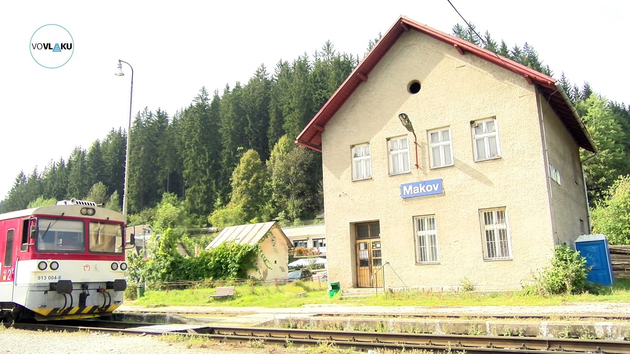 UNIKÁTNY VLAKOVÝ VIDEOPROJEKT: Železničná stanica Makov
