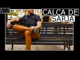 CALÇA DE SARJA: o que você precisa saber para usar com estilo / MODA MASCULINA