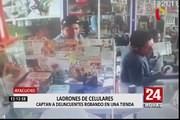 Ayacucho: cámara capta robo de teléfono celular en centro comercial