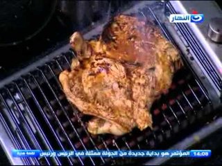 لقمة هنية | طريقة عمل فراخ مشوية علي الطريقة اللبنانية وفتة دجاج بالمكسرات