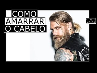 8 maneiras estilosas de amarrar CABELO COMPRIDO MASCULINO